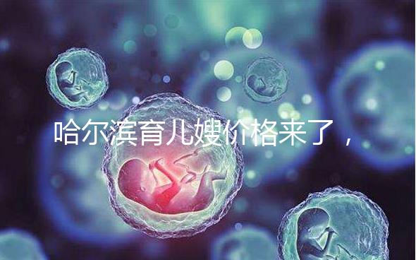 哈爾濱育兒嫂價格來了，公司排行榜top1多少錢看完了解