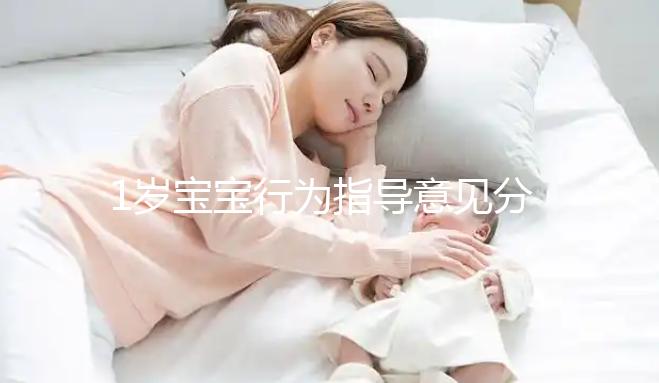 1歲寶寶行為指導(dǎo)意見分享,訓(xùn)練后能力評(píng)測(cè)81分不成問(wèn)題